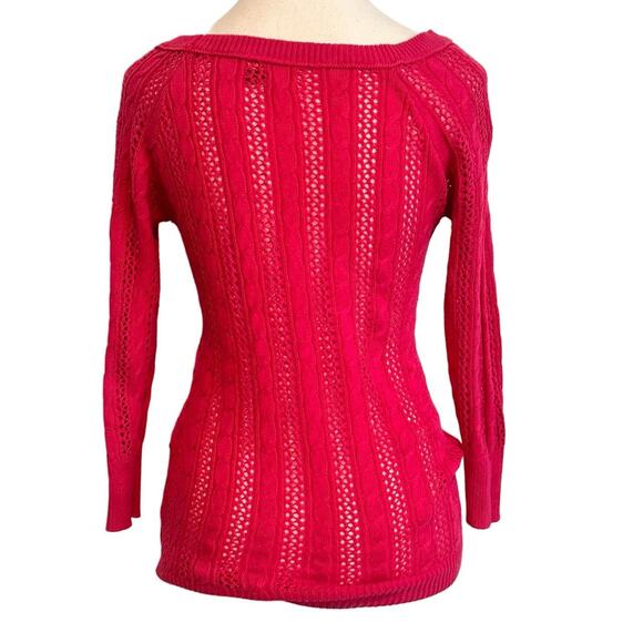 So Clothing Size Small Vintage Knitted Sweater Lightweight Perfect Layering Top - Picture 2 of 4